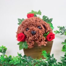 お花のトイプードル