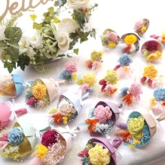 使い方いろいろ！可愛いミニブーケ