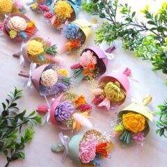 手のひらサイズの花束